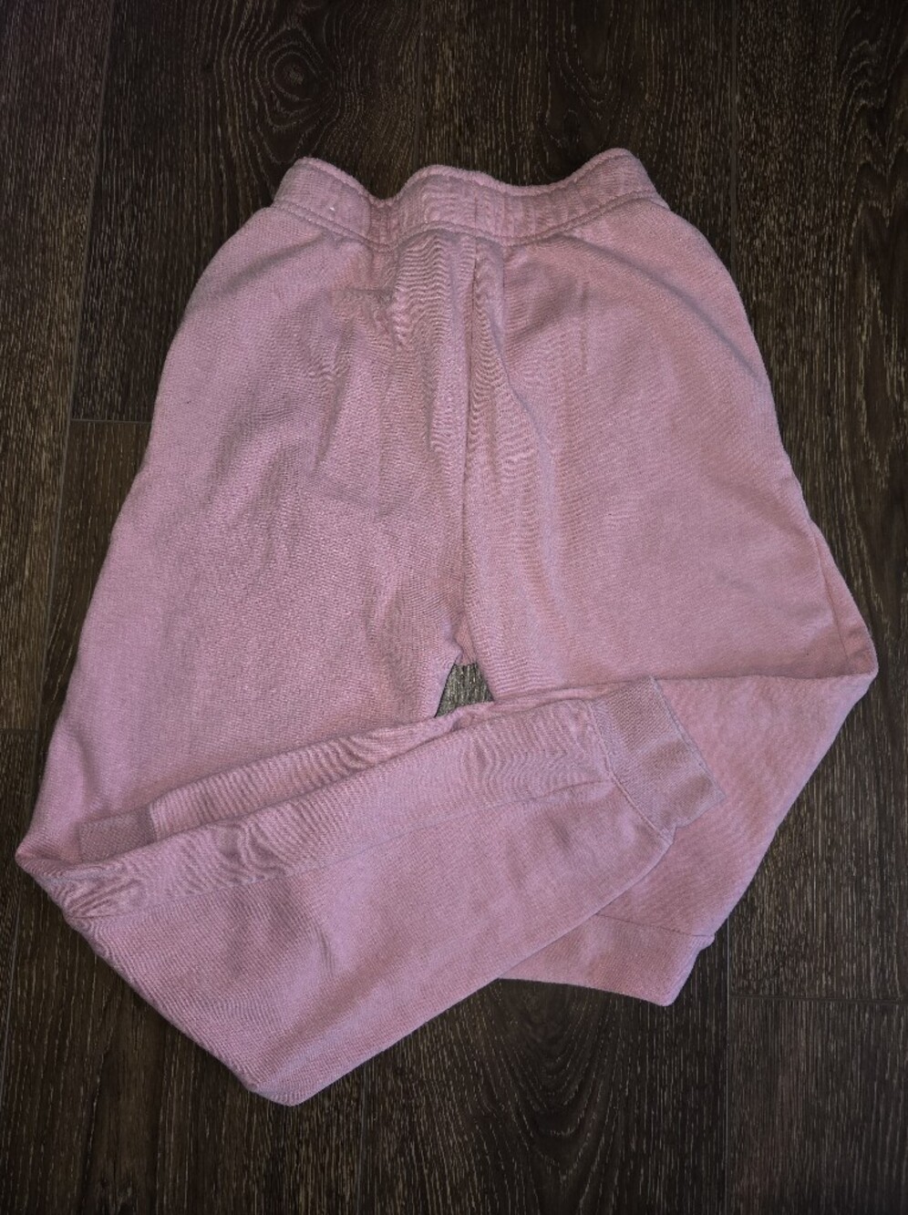 Nike Pink XS Fleece Joggers with Drawstring - Picture 4 of 5